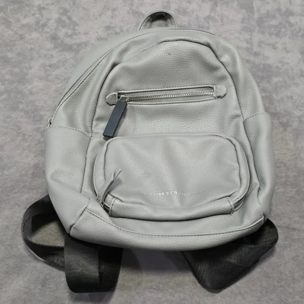 Kenneth Cole Reaction Gray Medium Size Backpack Travel Bag